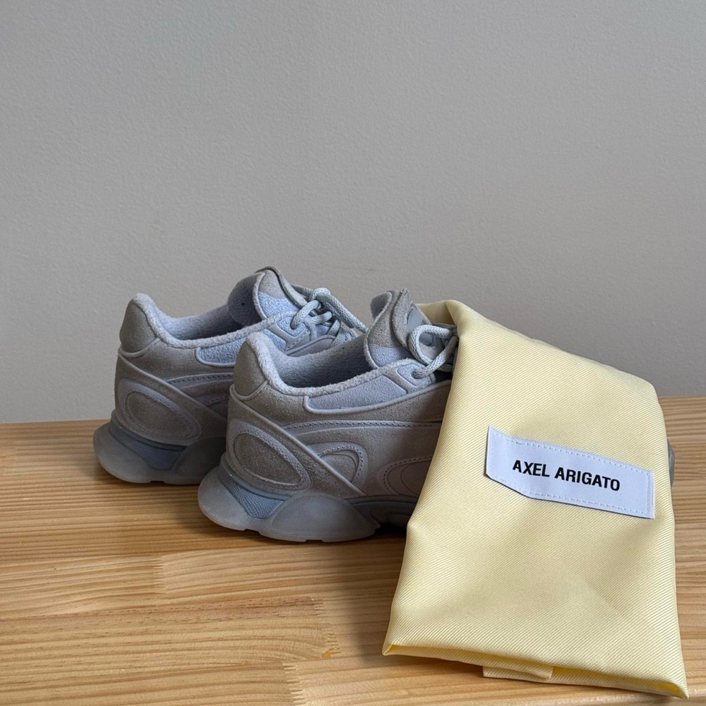 AXEL ARIGATO Light Blue Suede Sneakers - Picture 2 of 7